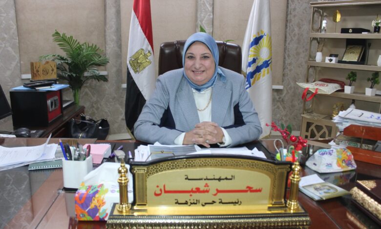 سحر شعبان تضرب بيد من حديد على ظاهرة الاشغالات والمخالفات